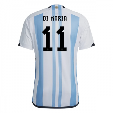 Argentina Di Maria 11 Maglia Prima World Cup 2022 Manica Corta
